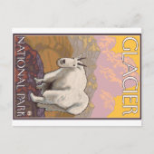 De Geit van de berg - het Nationale Park van de Briefkaart (Voorkant)