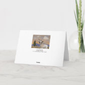 De geit van het baby met ekstervrienden kaart (Achterkant)