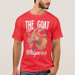 De geit Whisperer Goats Boerderij Farmer Funny Goa T-shirt