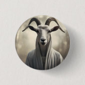 De geitenschaapskooi, ronde button 3,2 cm (Voorkant)