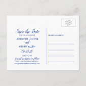 De gekantelde tuin bewaart de Datum Aankondigingskaart (Achterkant)