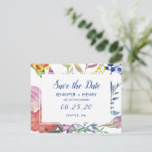 De gekantelde tuin bewaart de Datum Aankondigingskaart (Staand voorkant)