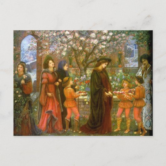 De gekantelde tuin van het Briefkaart van Messer A (Voorkant)