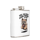 De gekke Cairn Terrier is van mij Heupfles (Rechts)