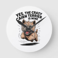 De gekke Cairn Terrier is van mij