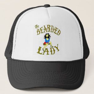De gekke dame trucker pet