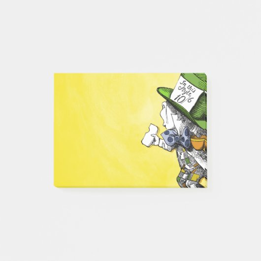 De Gekke Hoedenmaker {Alice in Wonderland} Post-it® Notes (Voorkant)