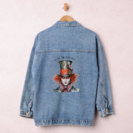 De gekke hoedenmaker Rode Haar "We zijn hier allem Denim Jacket