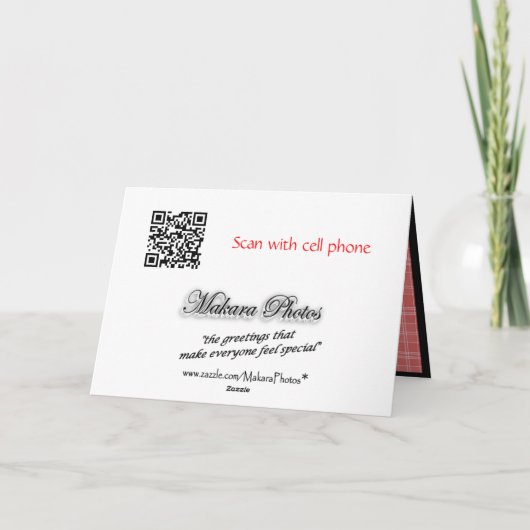 De gekke hond Buggs, past om het even welke Kaart (Achterkant)