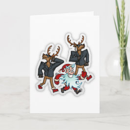 De gekke Kaart van de Lijfwacht van de Kerstman