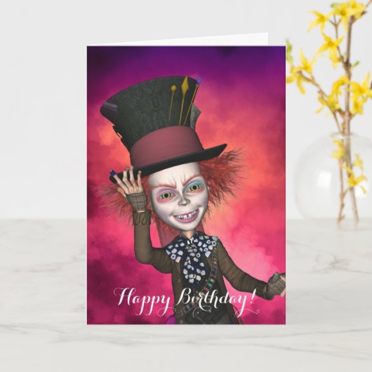 De gekke Kaart van de Verjaardag van de (Gele Bloem)