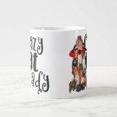 De gekke kat-dame in je leven grote koffiekop (Voorkant)