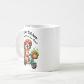 De Gekke Kip Koffiemok (Voorkant links)