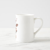 De Gekke Koe - "Serieus?" Grappig offerte ontwerp Porselein Kop (Rechts)