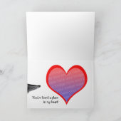 De gekke Liefde van de Gans Feestdagen Kaart (Binnen)