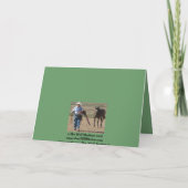 De gekke Oude Verjaardag van de Cowboy en van het Kaart (Achterkant)