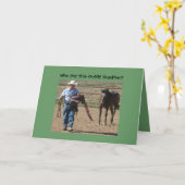 De gekke Oude Verjaardag van de Cowboy en van het Kaart (Gele Bloem)