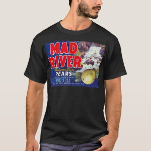 De gekke Peren van de Rivier - het Vintage Etiket T-shirt