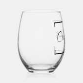 De gekke rijke vader vaderdag grappige geschenken wijnglas zonder voet (Rechts)