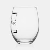 De gekke rijke vader vaderdag grappige geschenken wijnglas zonder voet (Links)