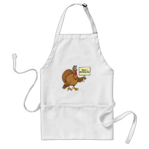 De gekke Thanksgiving gekscheert wat een het Standaard Schort