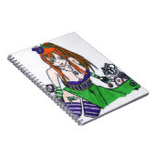 de gekkekoeienhoed in de manga-versie notitieboek (Rechterzijde)