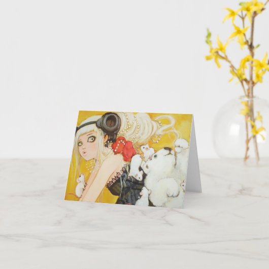 De geklede omhoog Kaart van de Nota van de Wanorde (Gele Bloem)