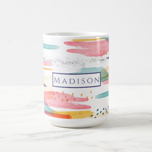 De gekleurde Mok van de Koffiekoffie van de Waterv (Center)