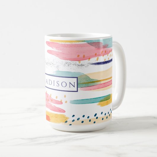 De gekleurde Mok van de Koffiekoffie van de Waterv (Voorkant rechts)