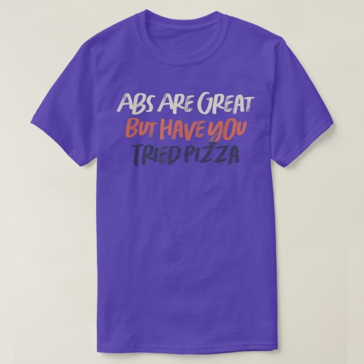 De gekleurde Retro Funny Abs is geweldig, maar heb T-shirt (Design voorkant)