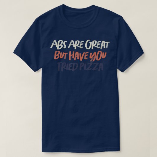 De gekleurde Retro Funny Abs is geweldig, maar heb T-shirt (Design voorkant)