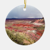 De gekleurde woestijn keramisch ornament (Voorkant)