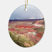 De gekleurde woestijn keramisch ornament (Links)