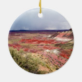 De gekleurde woestijn keramisch ornament (Achterkant)