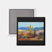 De gekleurde woestijn magneet (Voorkant / Achterkant)