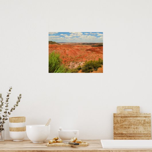 De gekleurde woestijn poster (Keuken)