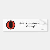 De gekozen officiële Logo Bumpersticker (Voorkant)