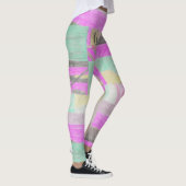 De gekramde leggings van Magenta van de Scène (Rechts)