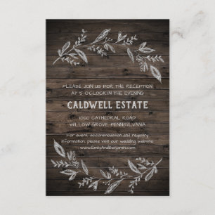 De gekromde Tanden Wooden de Ontvangst van de Wedd Kaart