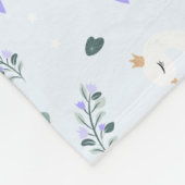 De Gekroonde Zwaan Fleece Deken (Hoek)
