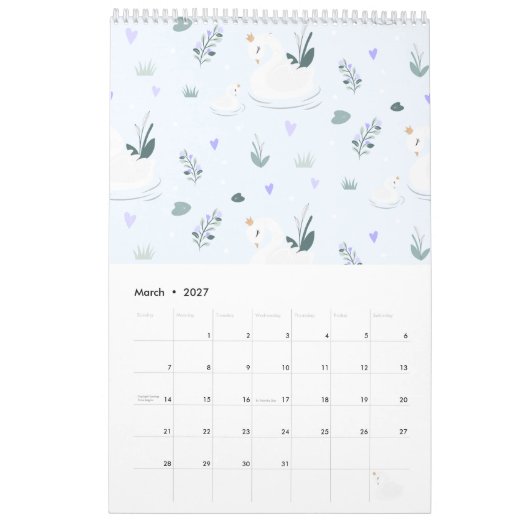 De Gekroonde Zwaan Kalender (Mar 2027)