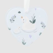 De Gekroonde Zwaan Ornament (achterkant)