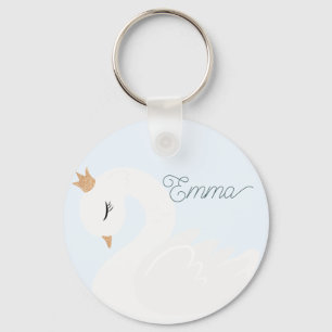 De Gekroonde Zwaan Sleutelhanger