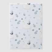 De Gekroonde Zwaan Vellum Uitnodigingen (Voorkant)