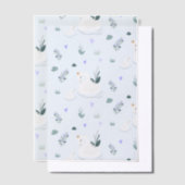 De Gekroonde Zwaan Vellum Uitnodigingen (Offset)
