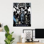 De gekropen Owl Druk/Poster Poster (Thuiskantoor)