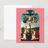 De gekruisigde Christus met de Maagd Maria (Voorkant / Achterkant)