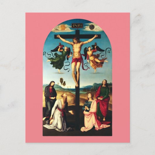De gekruisigde Christus met de Maagd Maria (Voorkant)