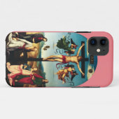 De gekruisigde Christus met de Maagd Maria Case-Mate iPhone Case (Achterkant (horizontaal))