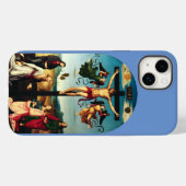 De gekruisigde Christus met de Maagd Maria Case-Mate iPhone Case (Achterkant (horizontaal))